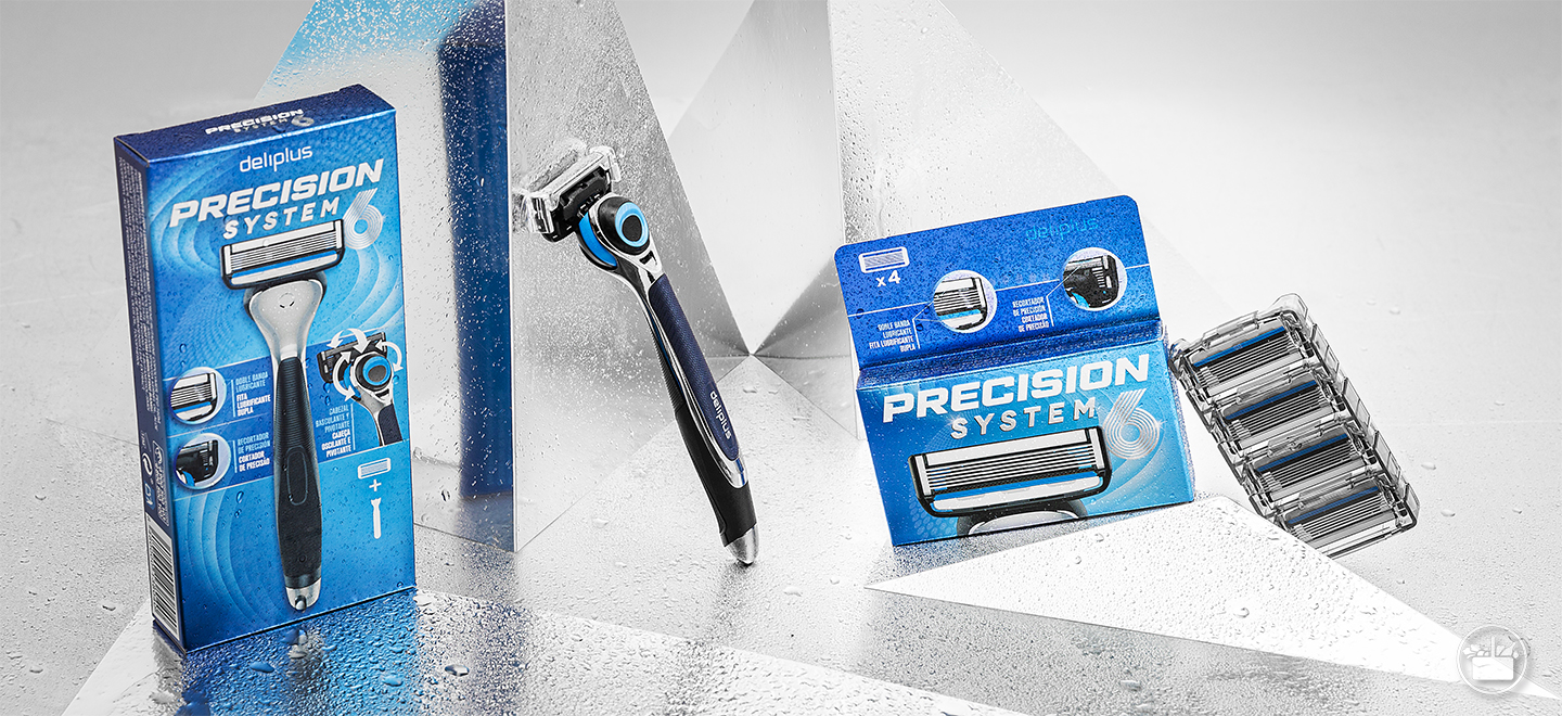 A Precision System 6 é a solução de barbear ideal para todo o tipo de barbas, incluindo as que necessitem barbear diariamente