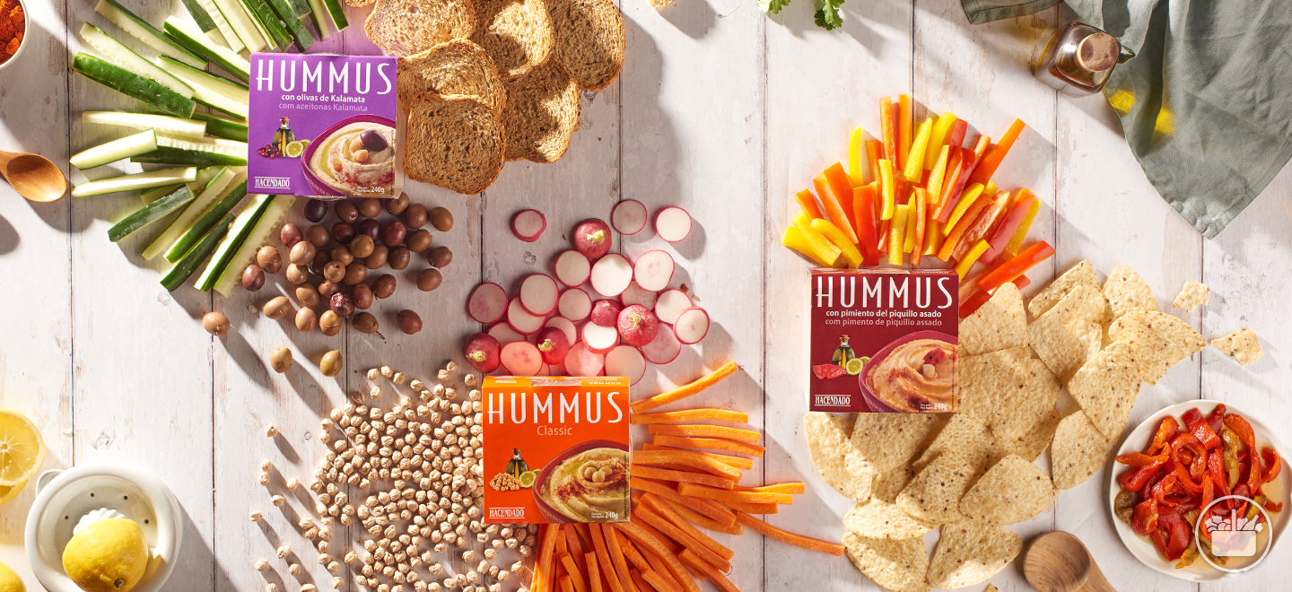 Conheça o vários tipos de Hummus que a Mercadona tem para lhe oferecer. Já provou?