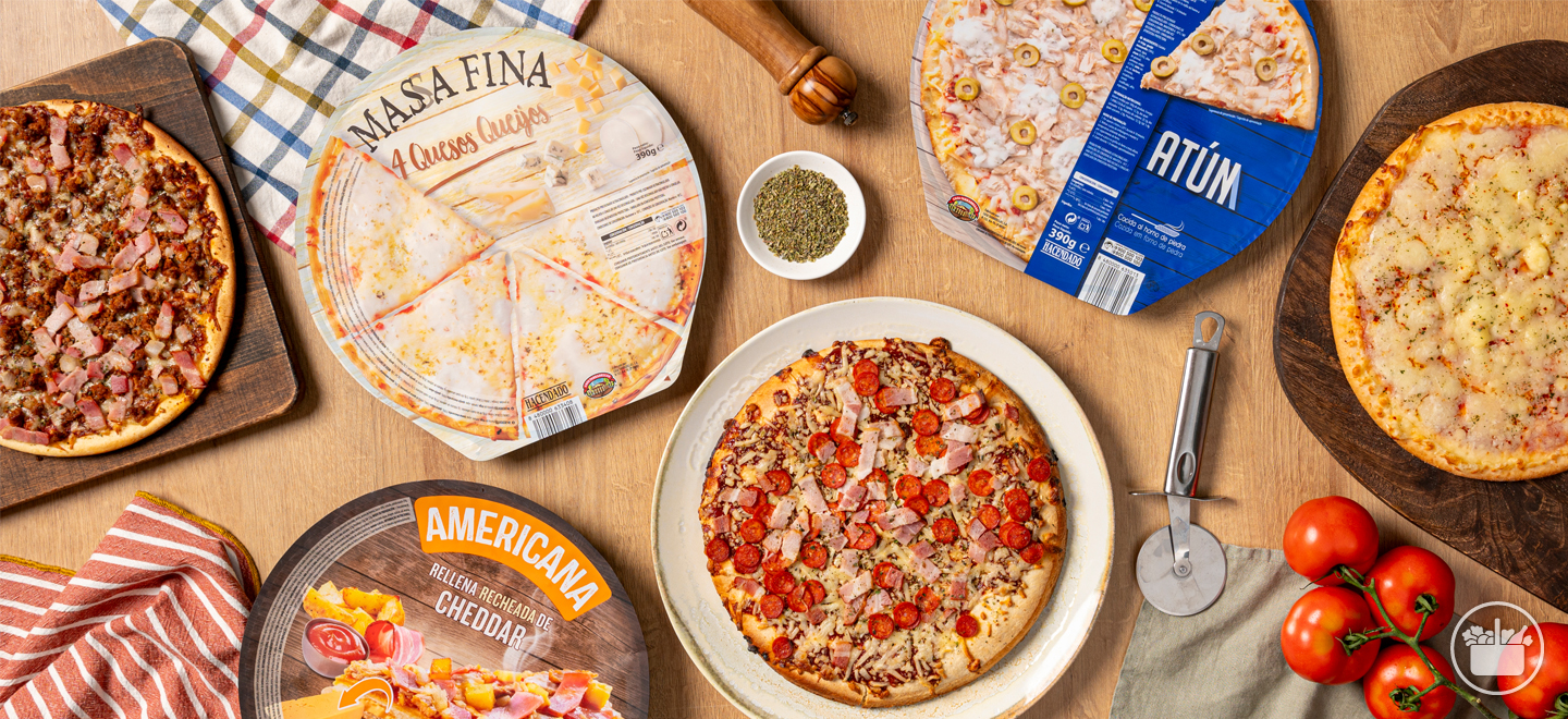 Descubra a qualidade e comodidade das nossas pizzas congeladas.