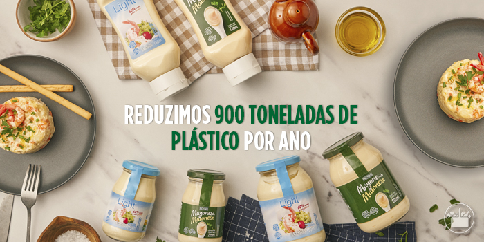 A redução de plástico nestas embalagens representa uma poupança de 900 toneladas deste material por ano