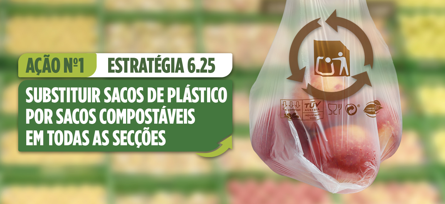 Mercadona elimina sacos de plásticos descartáveis