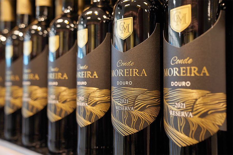 onde Moreira, marca própria de vinho da Mercadona, produzido pela Adega de Vila Real