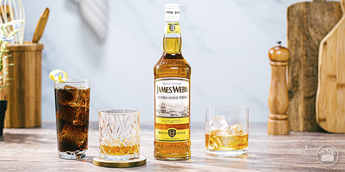 Whisky escocês James Webb: sabor intenso e inesquecível.