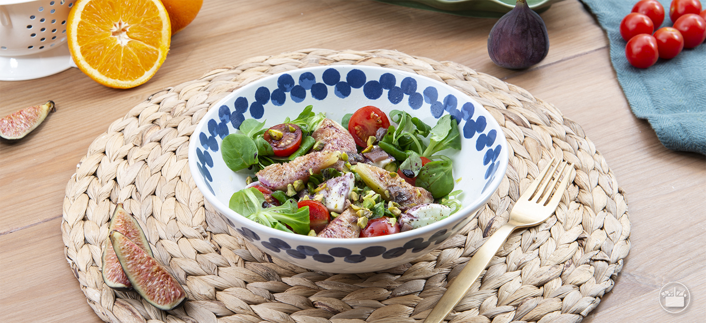 Uma salada fresca e saborosa para as suas refeições de verão: Salada de Figos.