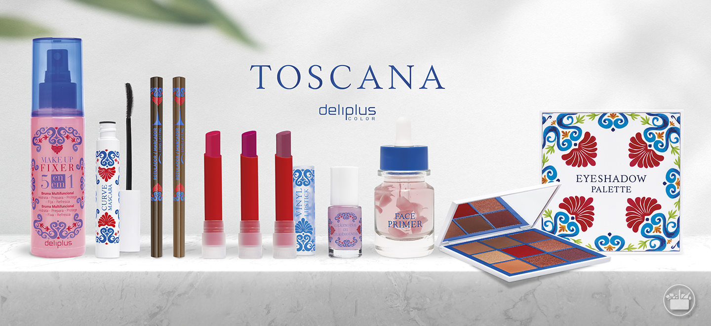 Descubra todos os produtos que compõem a nova Coleção cosmética Toscana.
